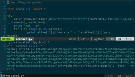 Provides a high level obfuscation layer to prevent or delay the reading and understanding of your python program; Level of obfuscation. . Python obfuscation